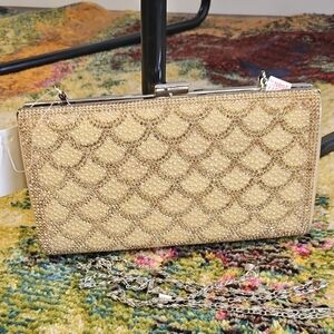 Elegant Gold Clutch Bag